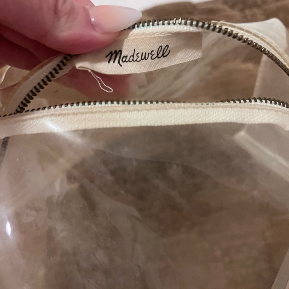 Vintage Madewell Clear Cosmetic Bag 🤍